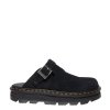Półbuty Dr. Martens ZEBZAG MULE Black EH Suede 31657001